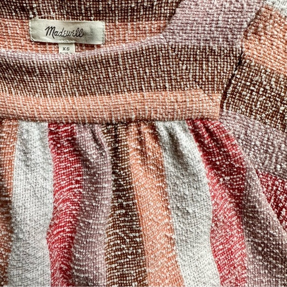 Madewell Texture & Thread Butterfly Top in Sherbet Stripe - Picture 8 of 10